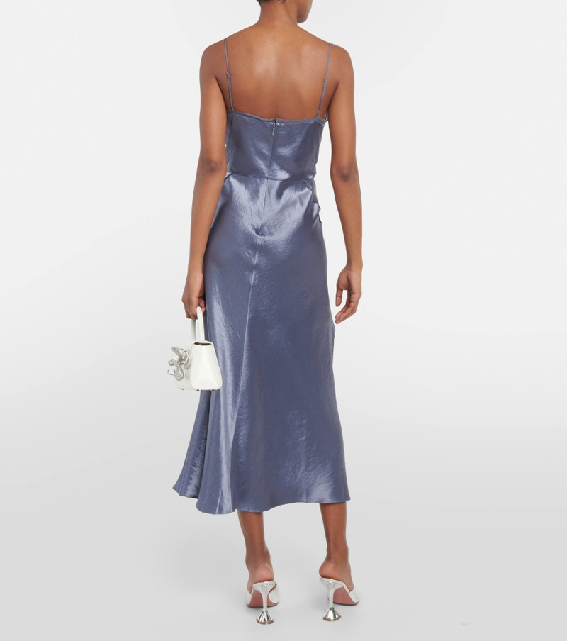 Satin and organza slip dress 3