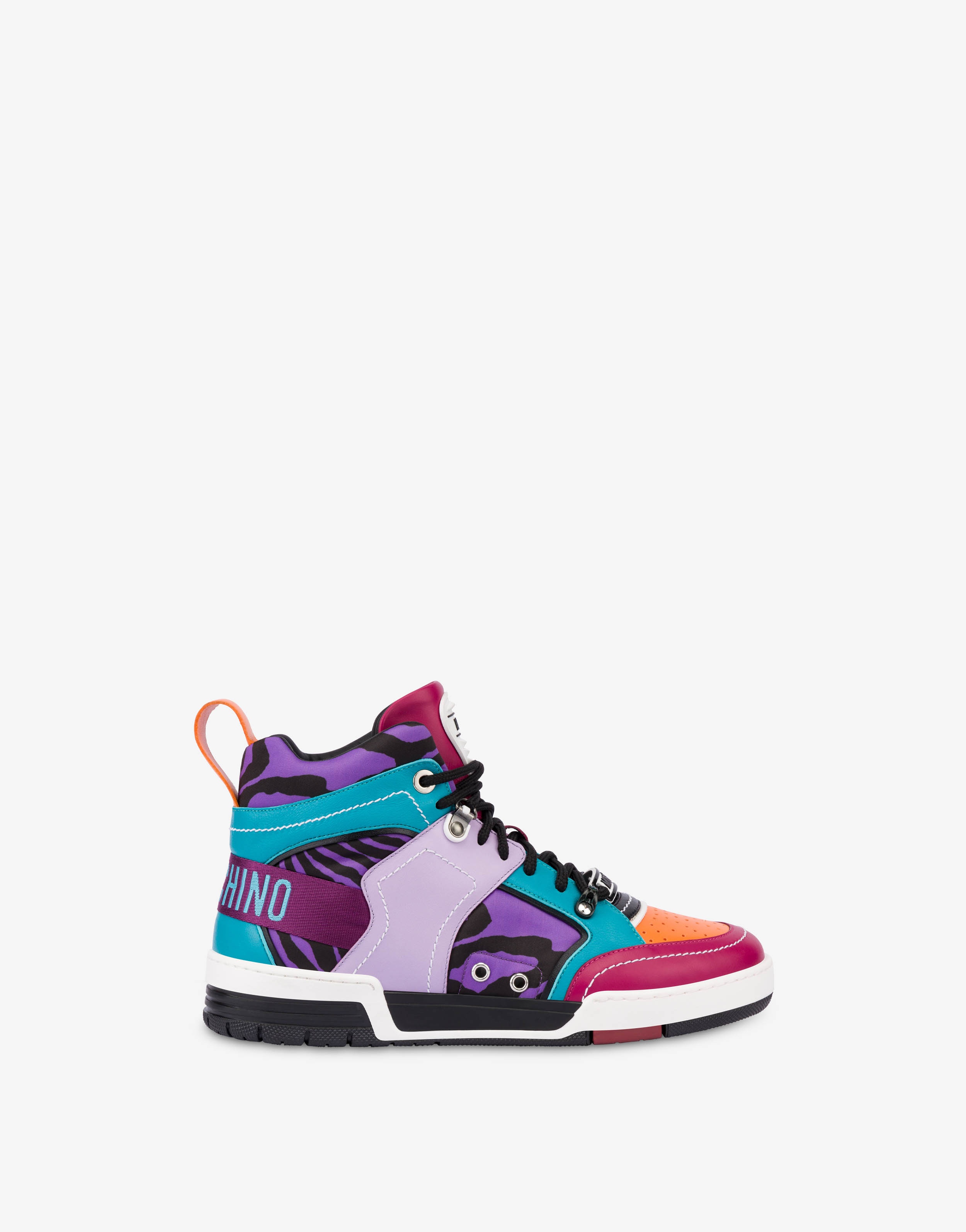 STREETBALL ASYMMETRICAL HIGH-TOP SNEAKERS - 4