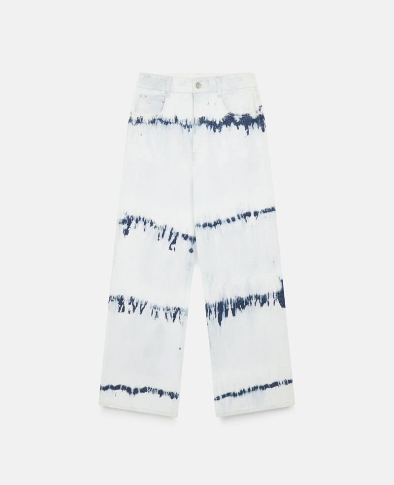 Tie-Dye Denim Pants 1