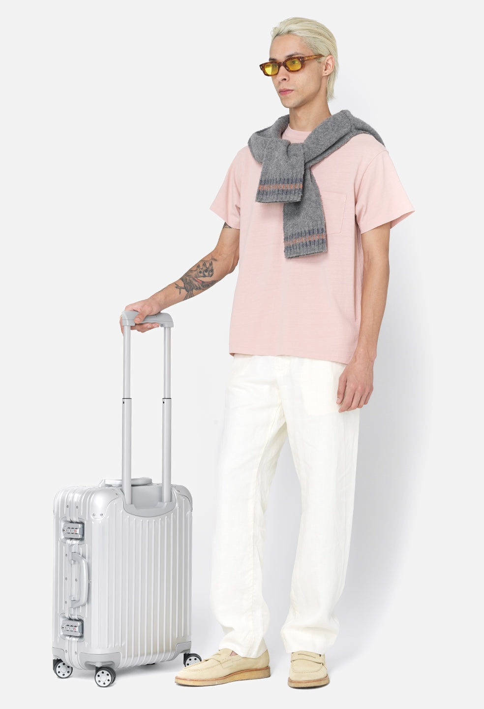 LINEN EASY TROUSER - 4