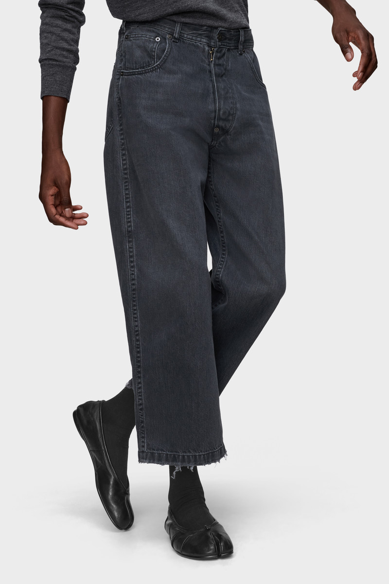 Maison Margiela Straight-leg cropped jeans outlook