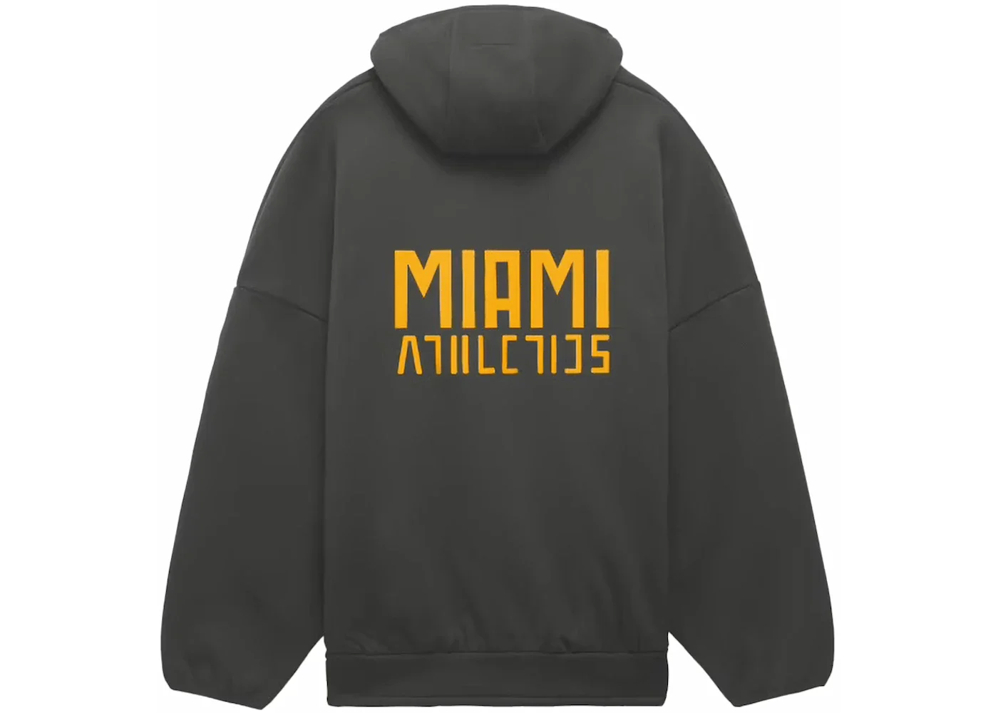 Fear of God Athletics x University of Miami Hurricanes Hoodie Grey - 1