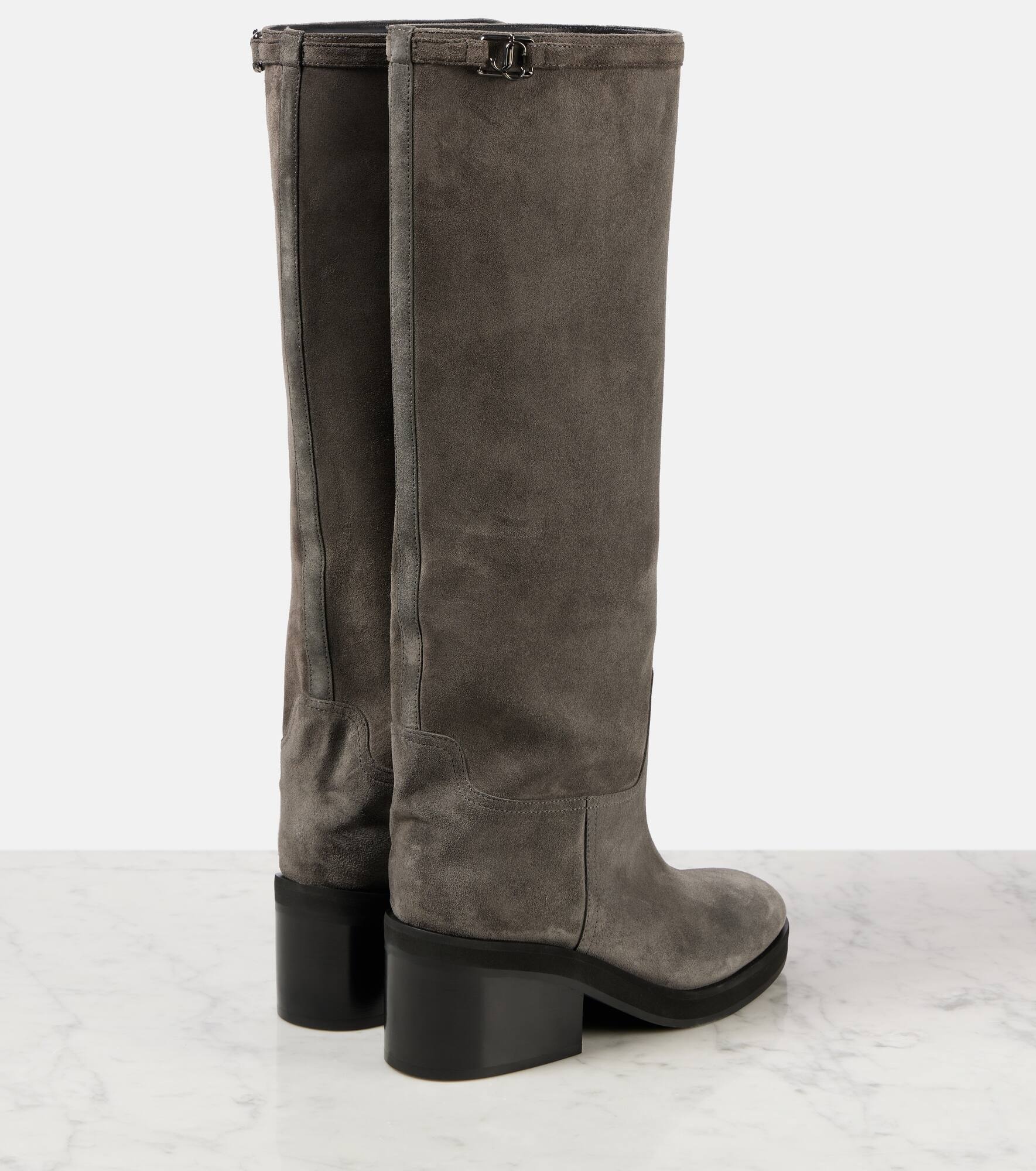 Yasmin 70 suede knee-high boots - 2