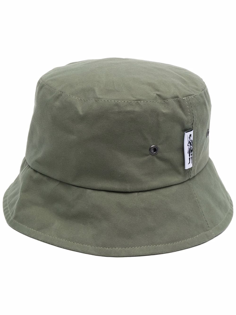 waxed cotton bucket hat - 1