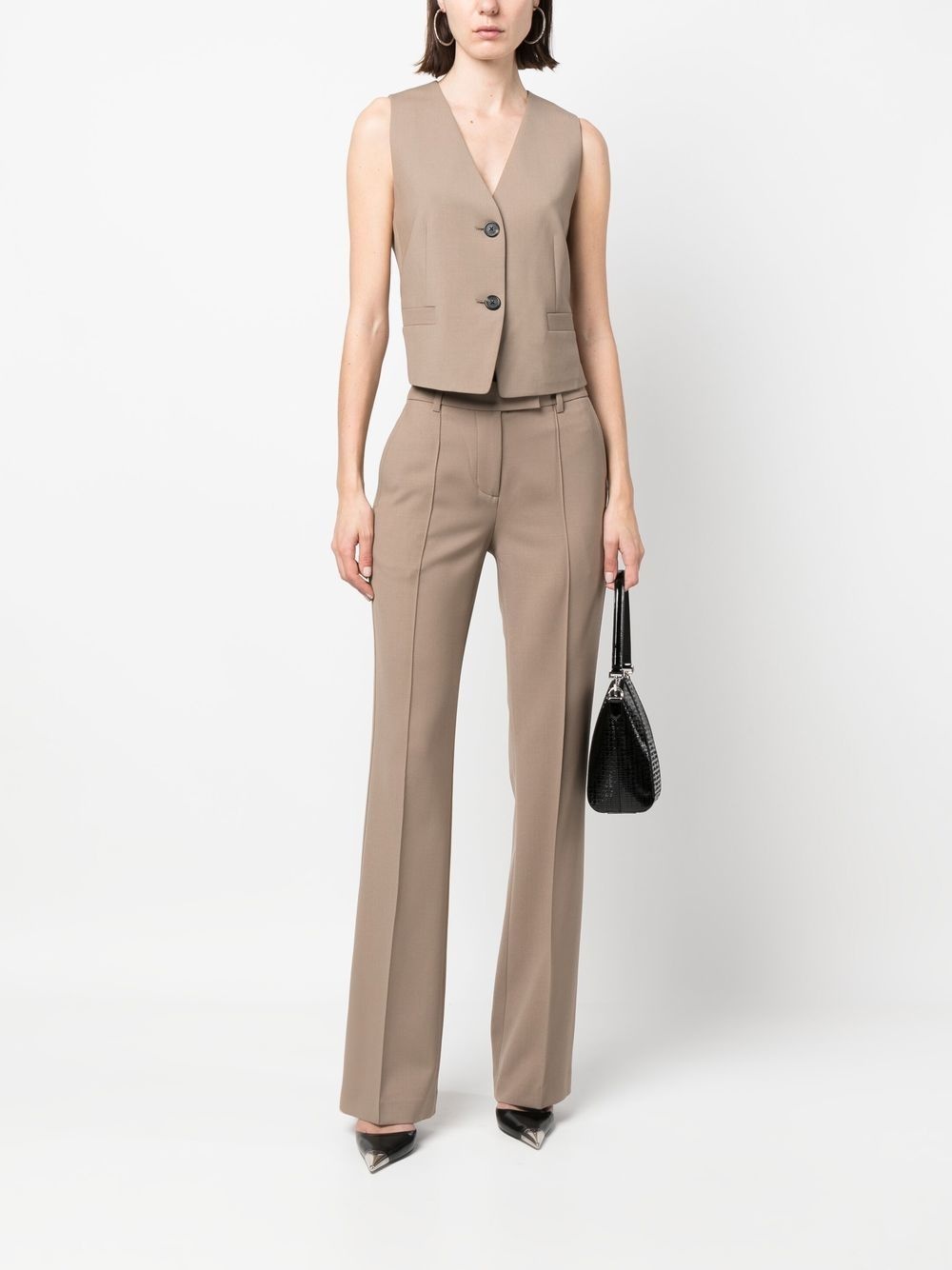 tailored bootcut trousers - 2