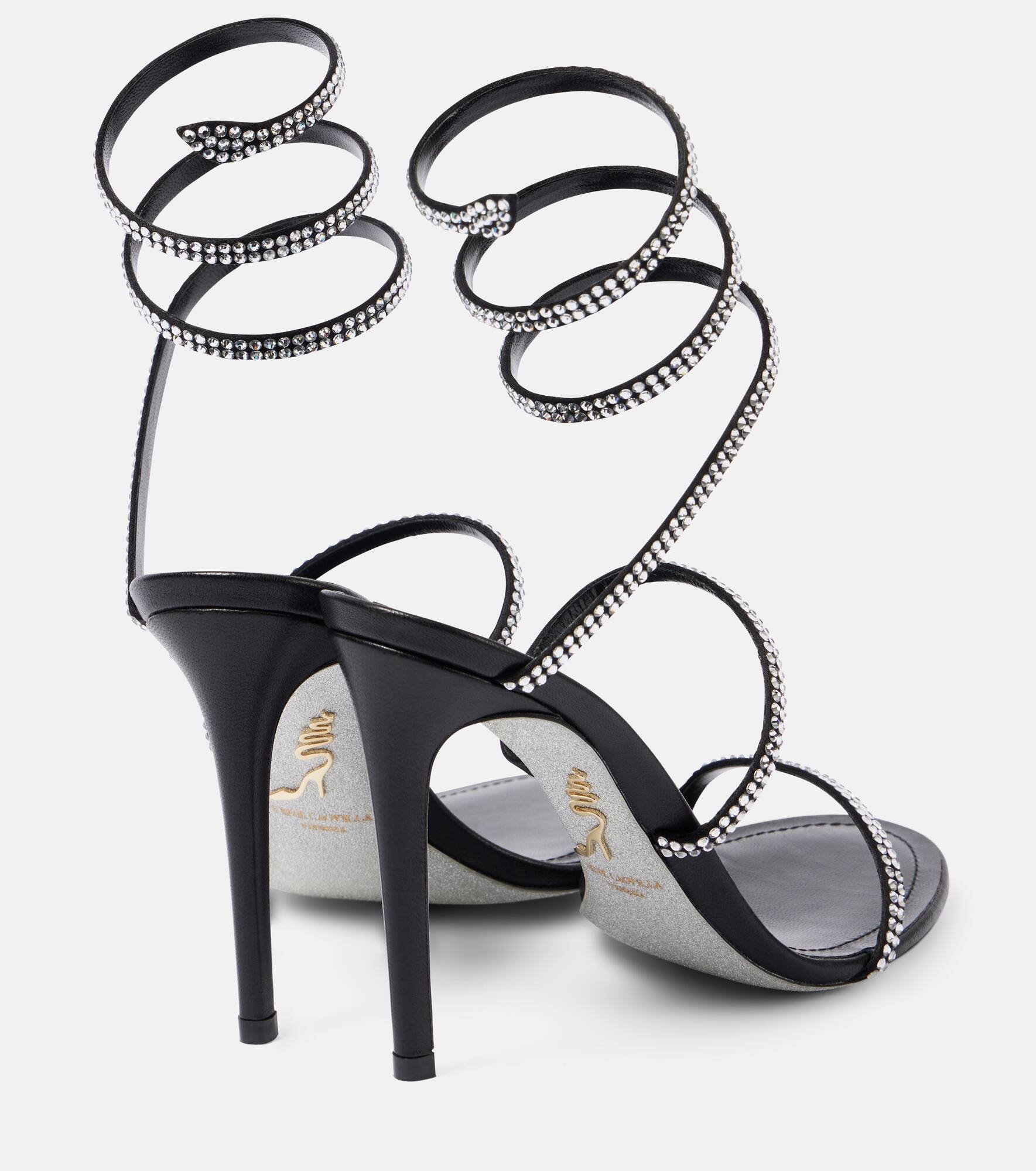 Cleo 105 embellished satin sandals - 2