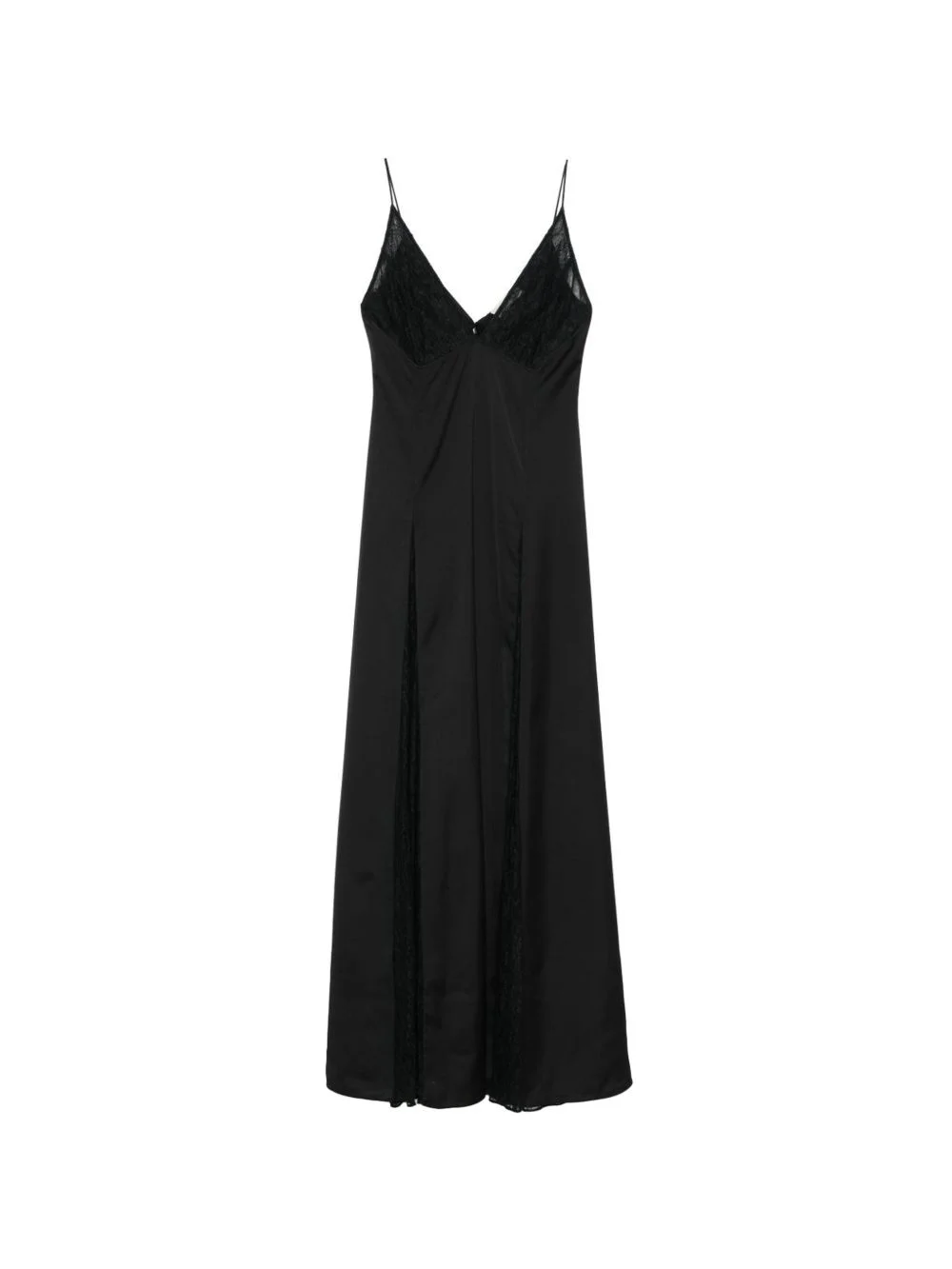 lace V-neck maxi dress - 1