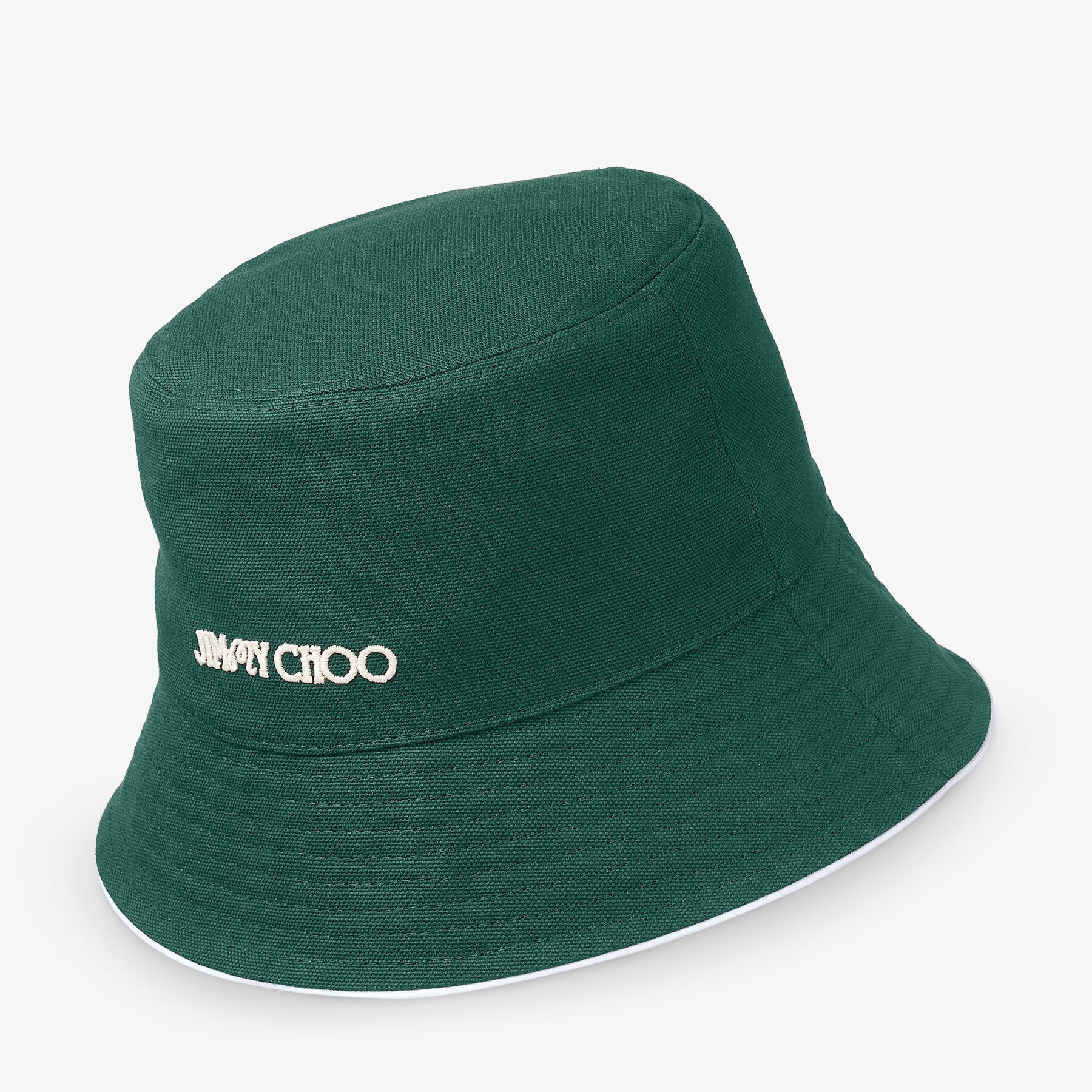 Jimmy Choo / Malbon 2.0 Bucket Hat
Malbon Green Embroidered Cotton Bucket Hat - 4