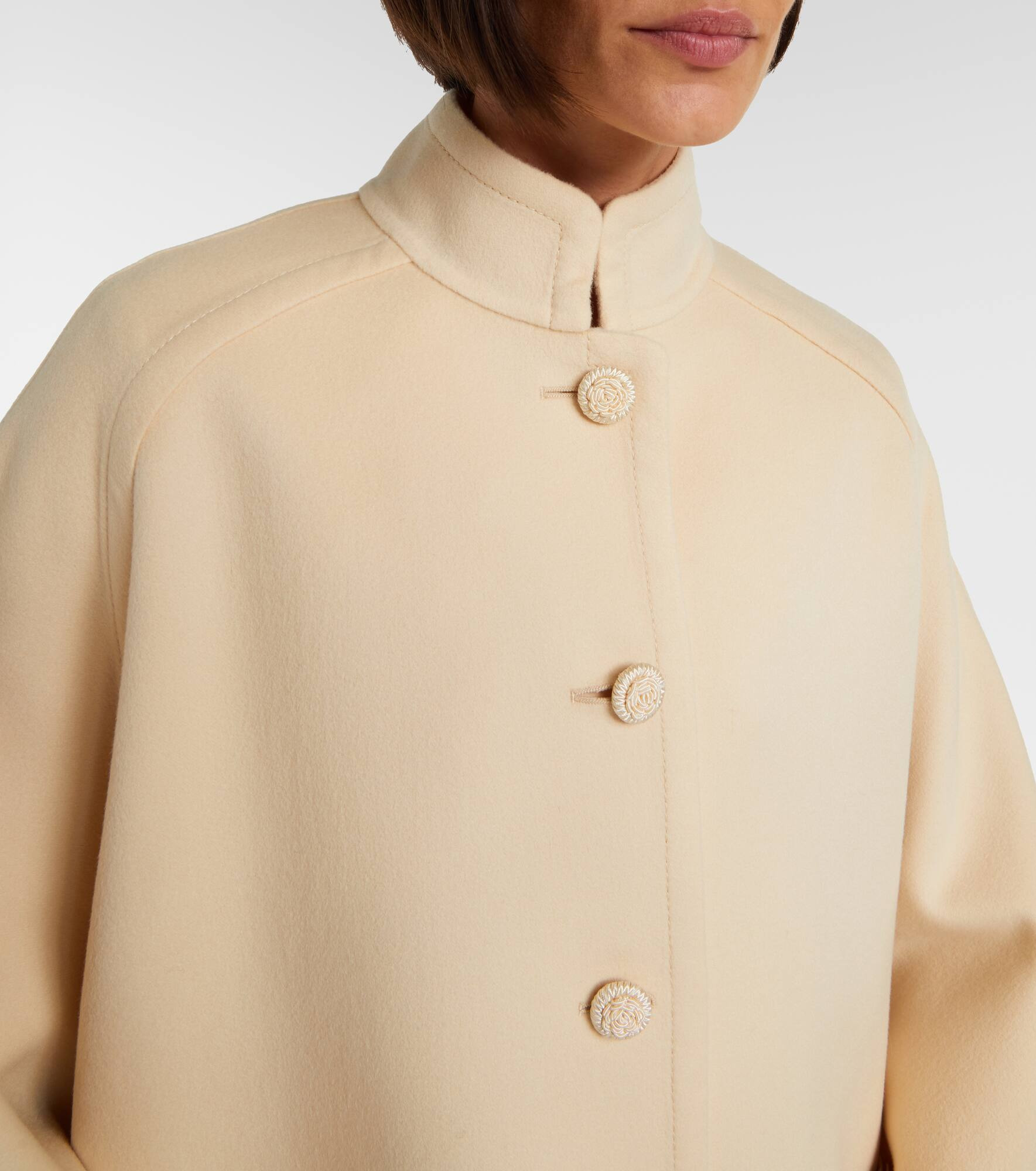 Wool and cashmere coat - 4