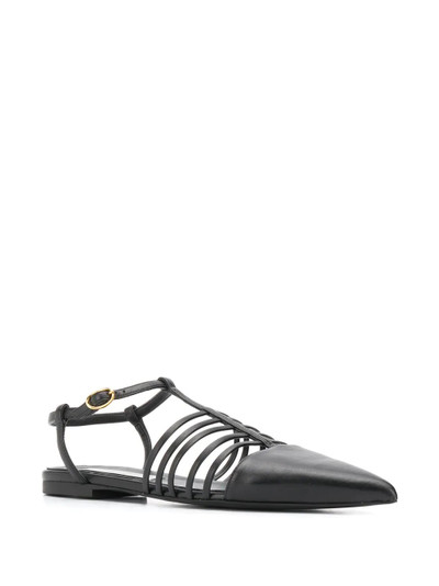 Stella McCartney pointed-toe strappy ballerina shoes outlook