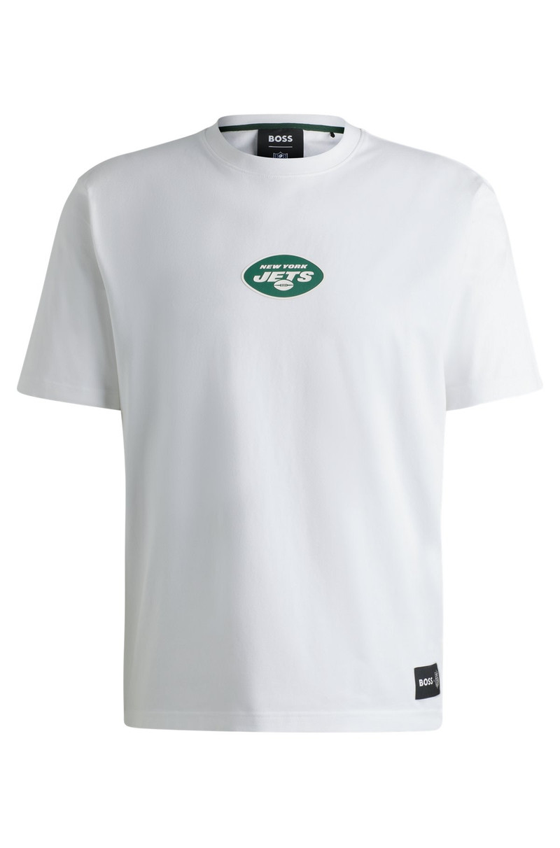 BOSS X NFL STRETCH-COTTON T-SHIRT WITH SPECIAL BRANDING 1
