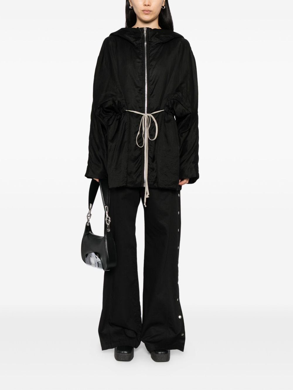 drawstring-hem jacket - 2