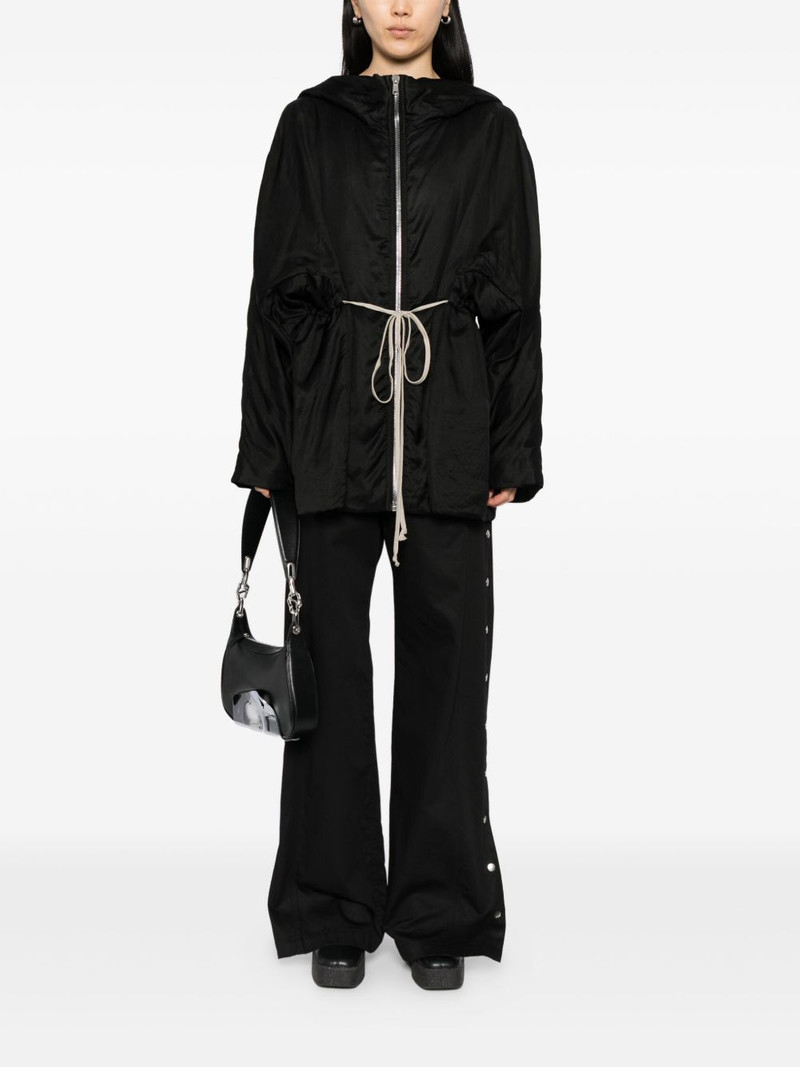 Rick Owens drawstring-hem jacket outlook