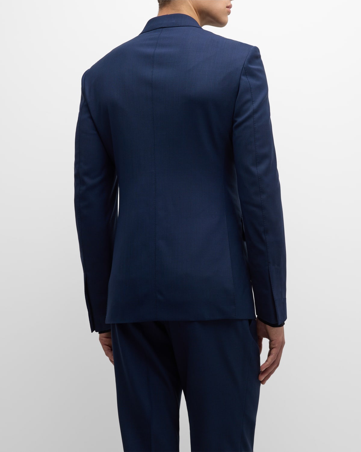 Men's Shelton Mouline Check Suit - 9