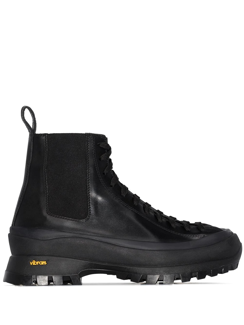 Vibram-sole chunky lace-up boots - 1