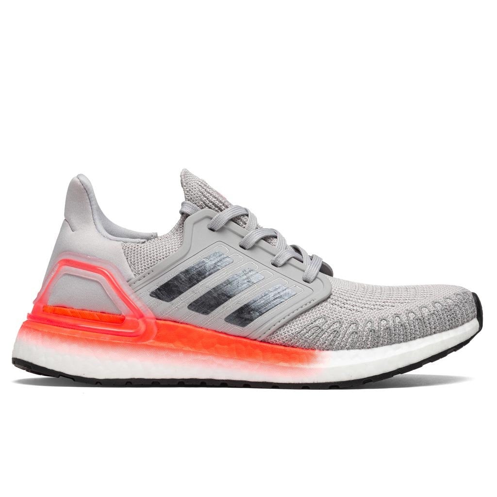 ADIDAS ORIGINALS WOMEN'S ULTRABOOST 20 - GREY TWO/NIGHT METALLIC - 1