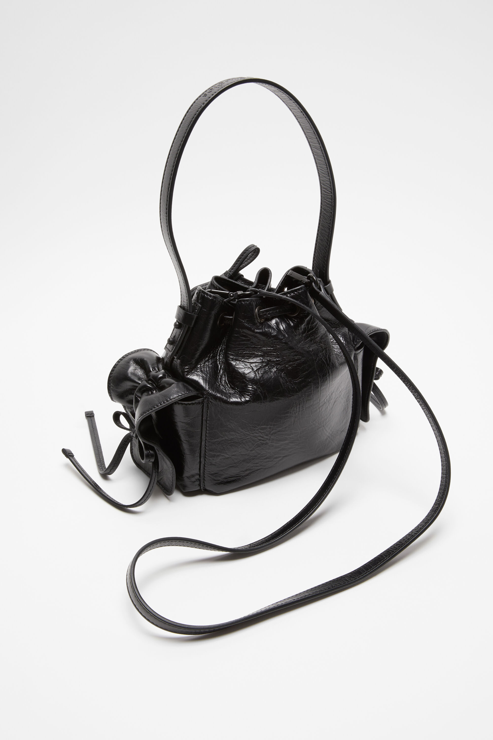 Multipocket Mini Bucket Bag - Black - 3