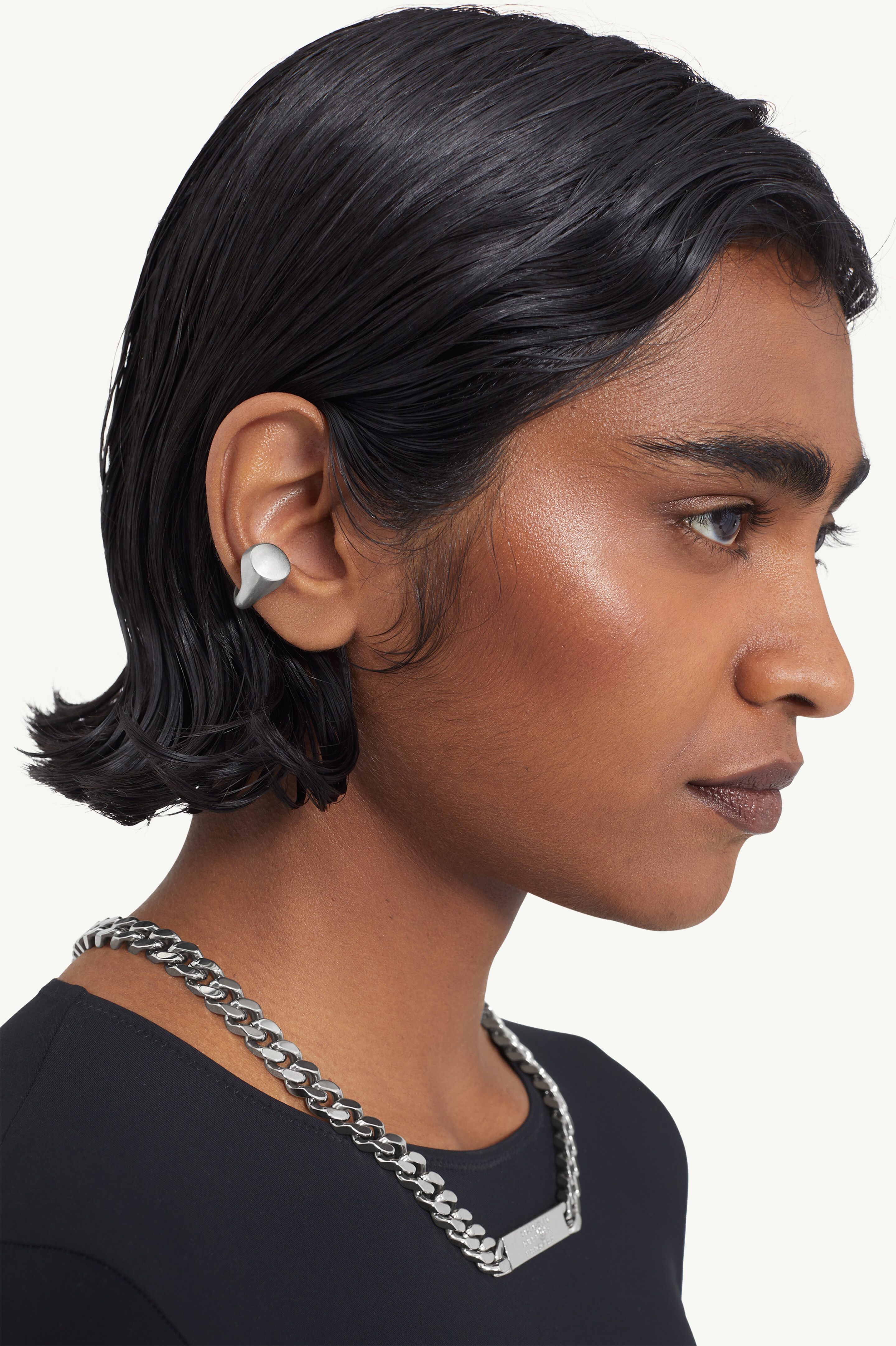 Signet earrings - 4