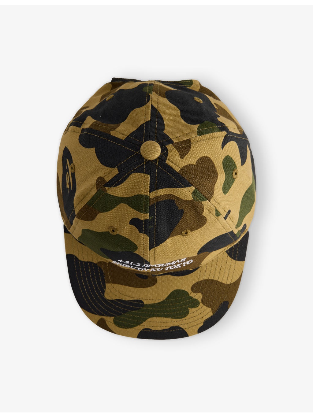 1st Camo Slogan Adjustable Cotton Cap - 4
