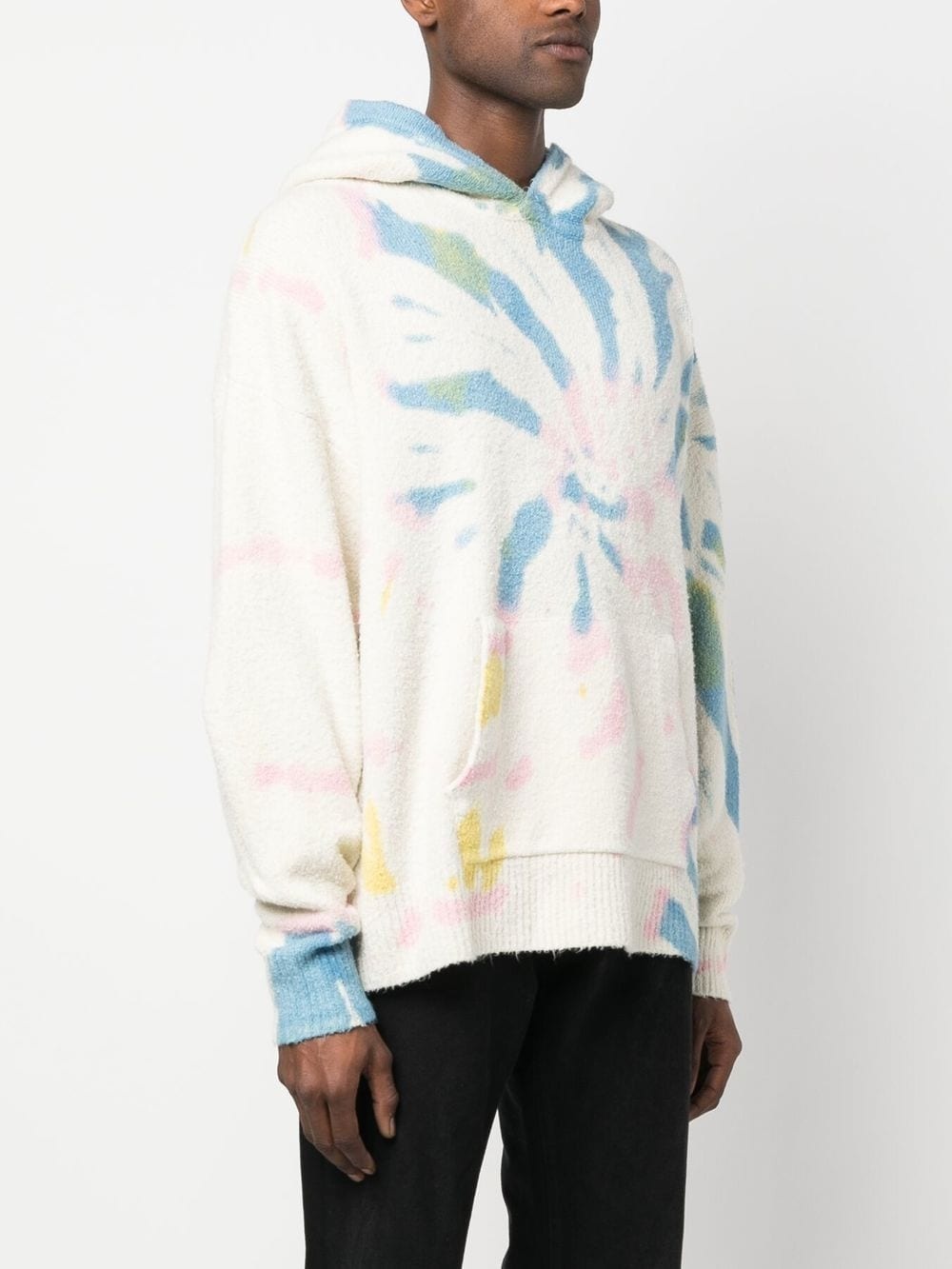 tie-dye-print hoodie - 3