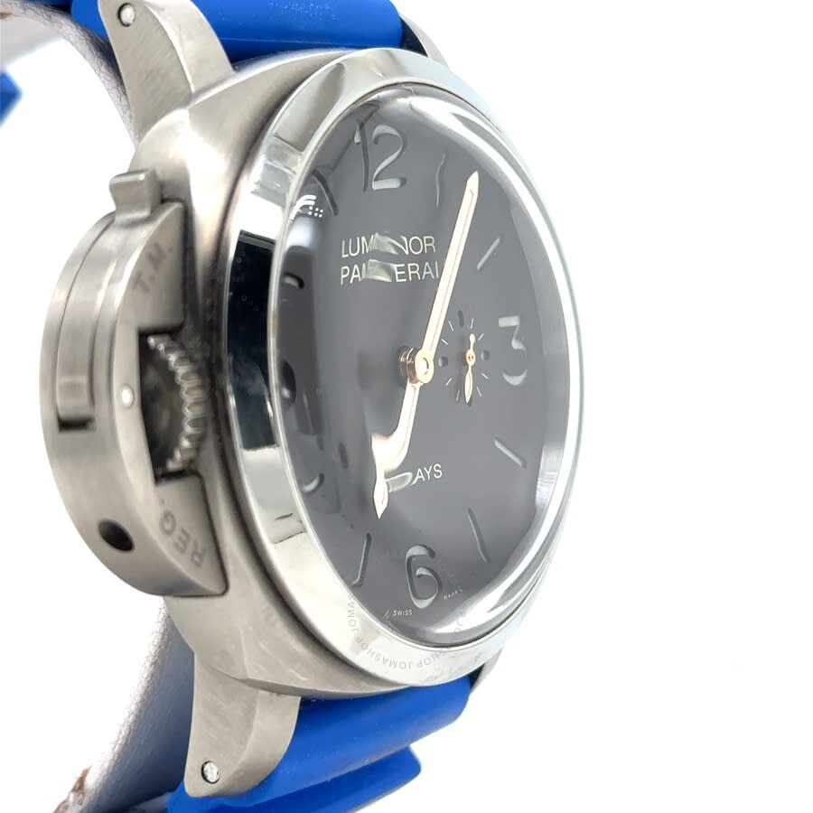 Pre-owned Panerai Luminor Brown Dial Men's Watch PAM00368 - 3