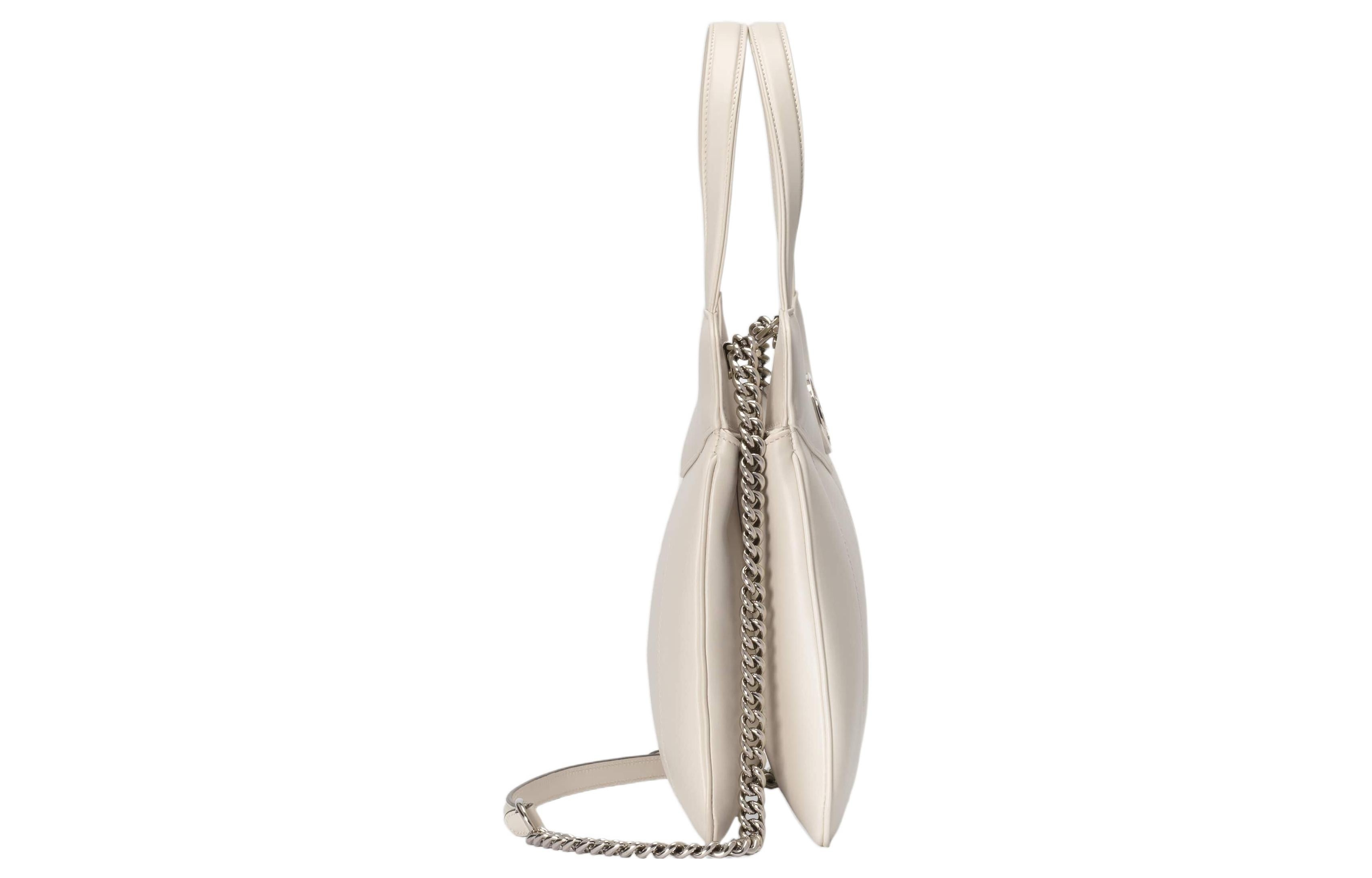 GUCCI (WMNS) Gucci Petite GG Small Tote Bag 'White' 745918