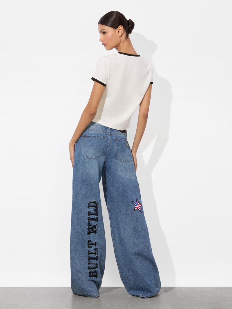 Alice + Olivia A+O X BRONCO ONIE BABY TEE outlook