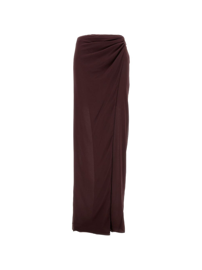 Phoebe wrap midi skirt 1