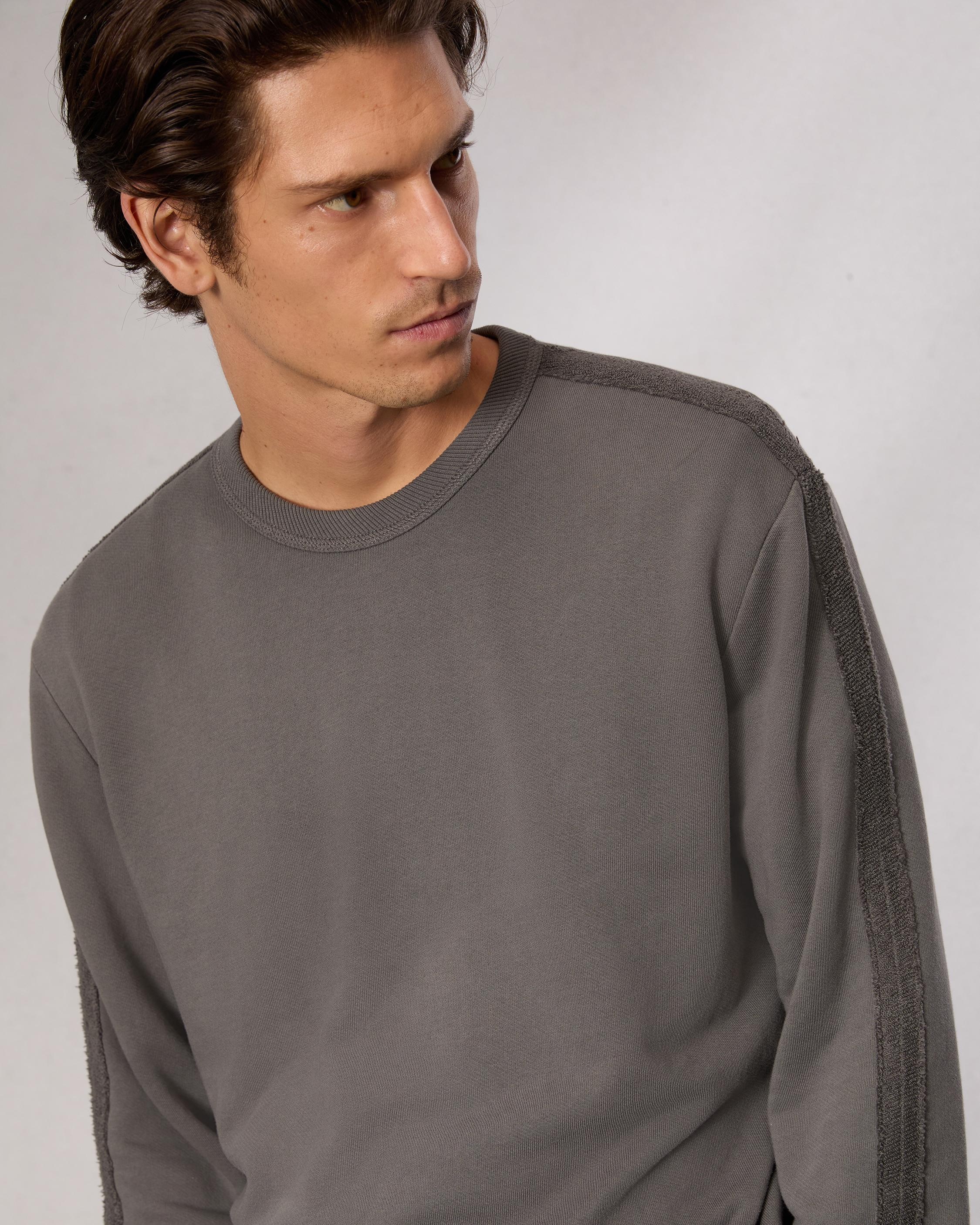 Raw-Edge Cotton Sweatshirt - 6