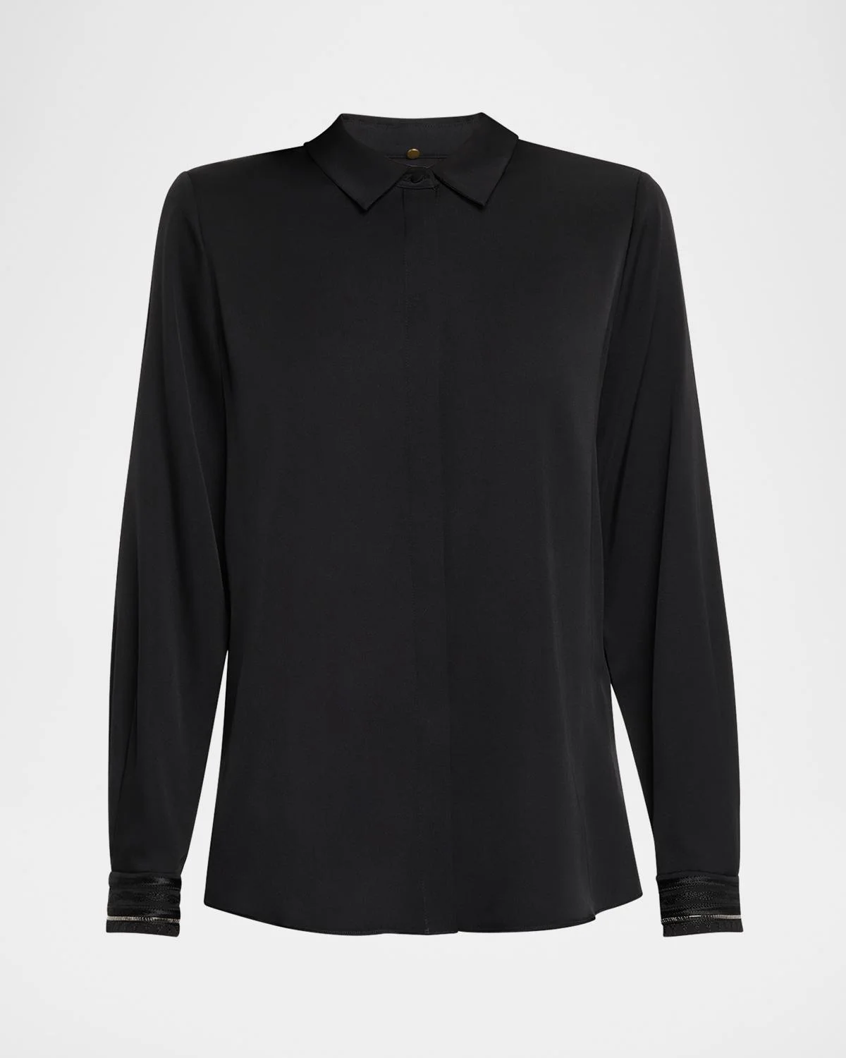 Devin Shimmer Embroidered Blouse - 1
