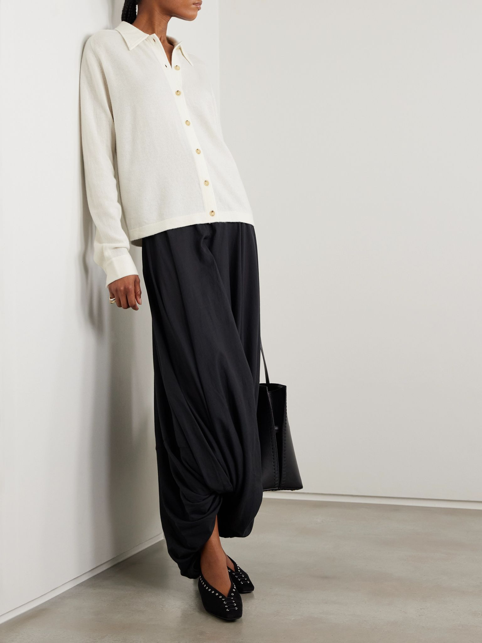 Cashmere cardigan White - 2