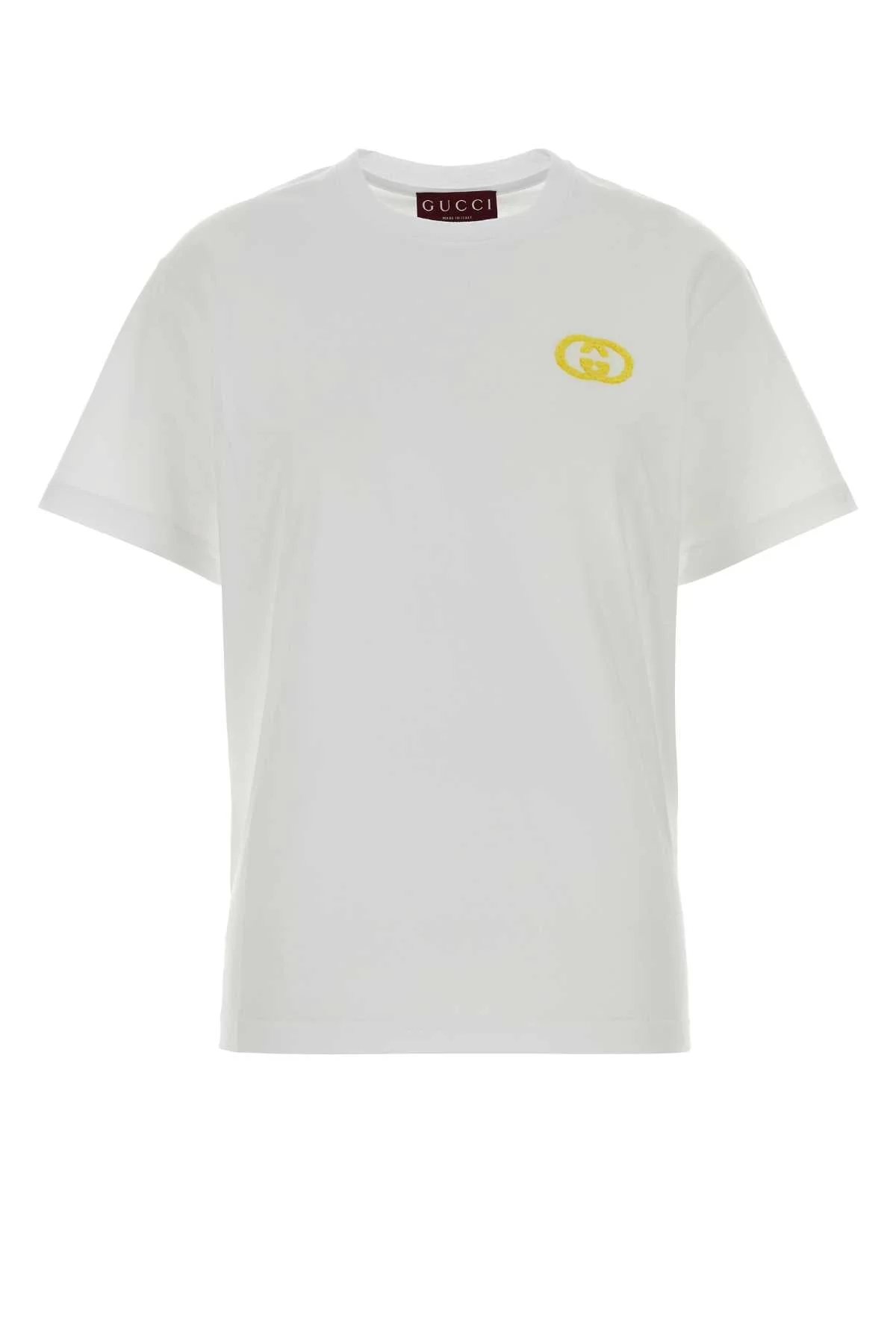 Gucci Women White Cotton T-Shirt - 1