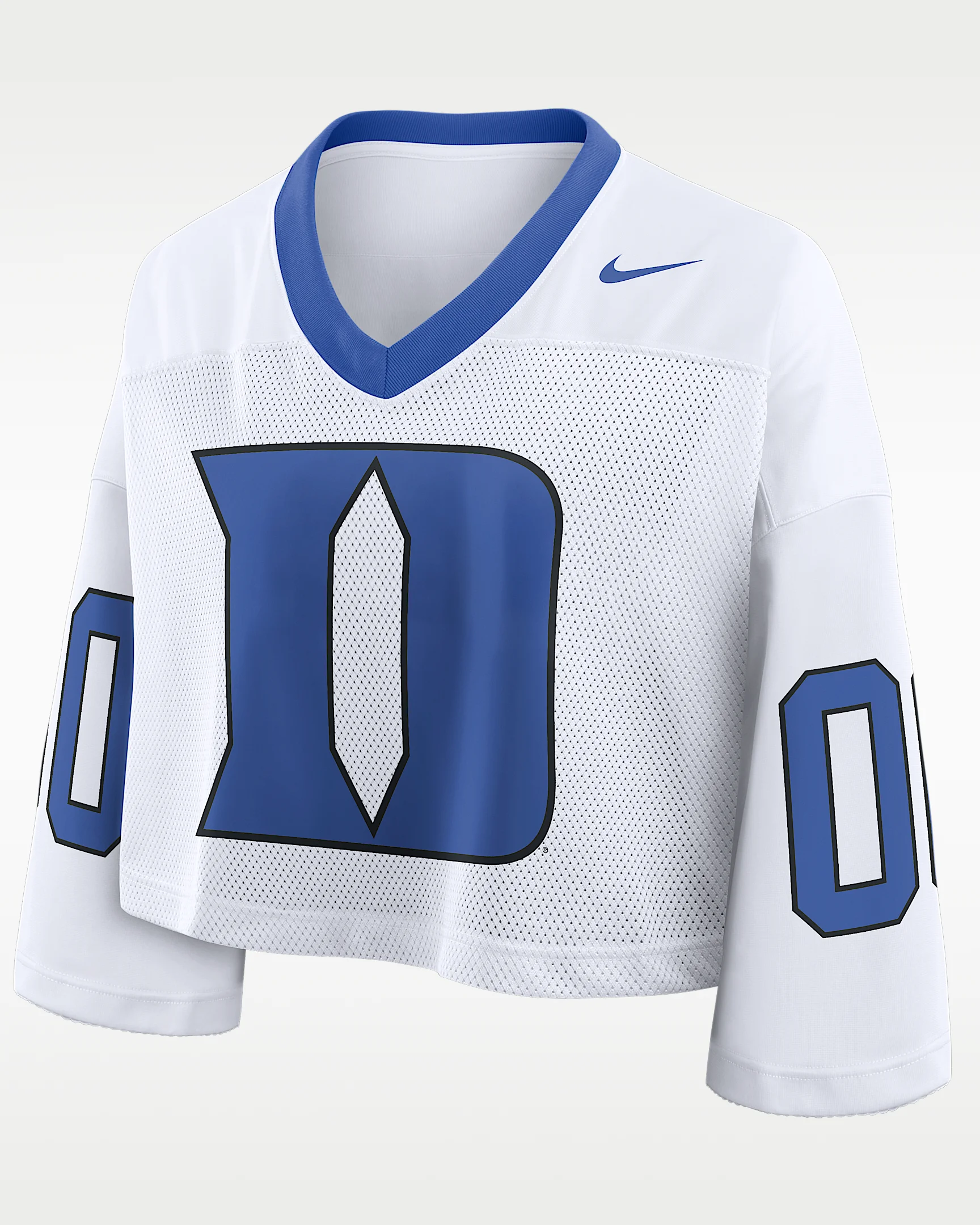 Duke Logo Women's Nike Dri-FIT College Cropped Jersey - 1