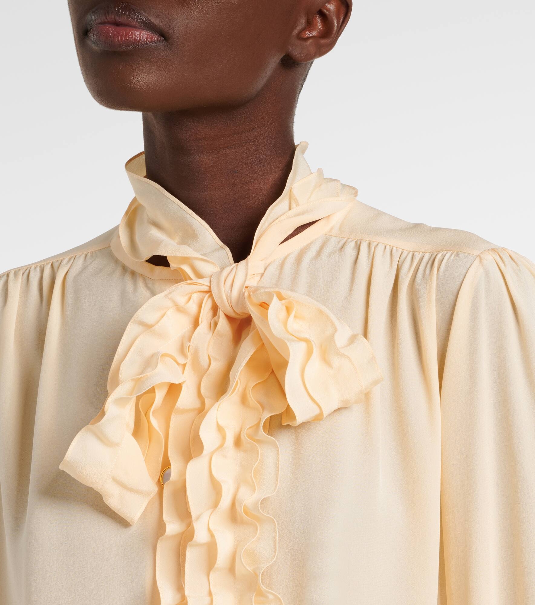 Crêpe de chine shirt - 4