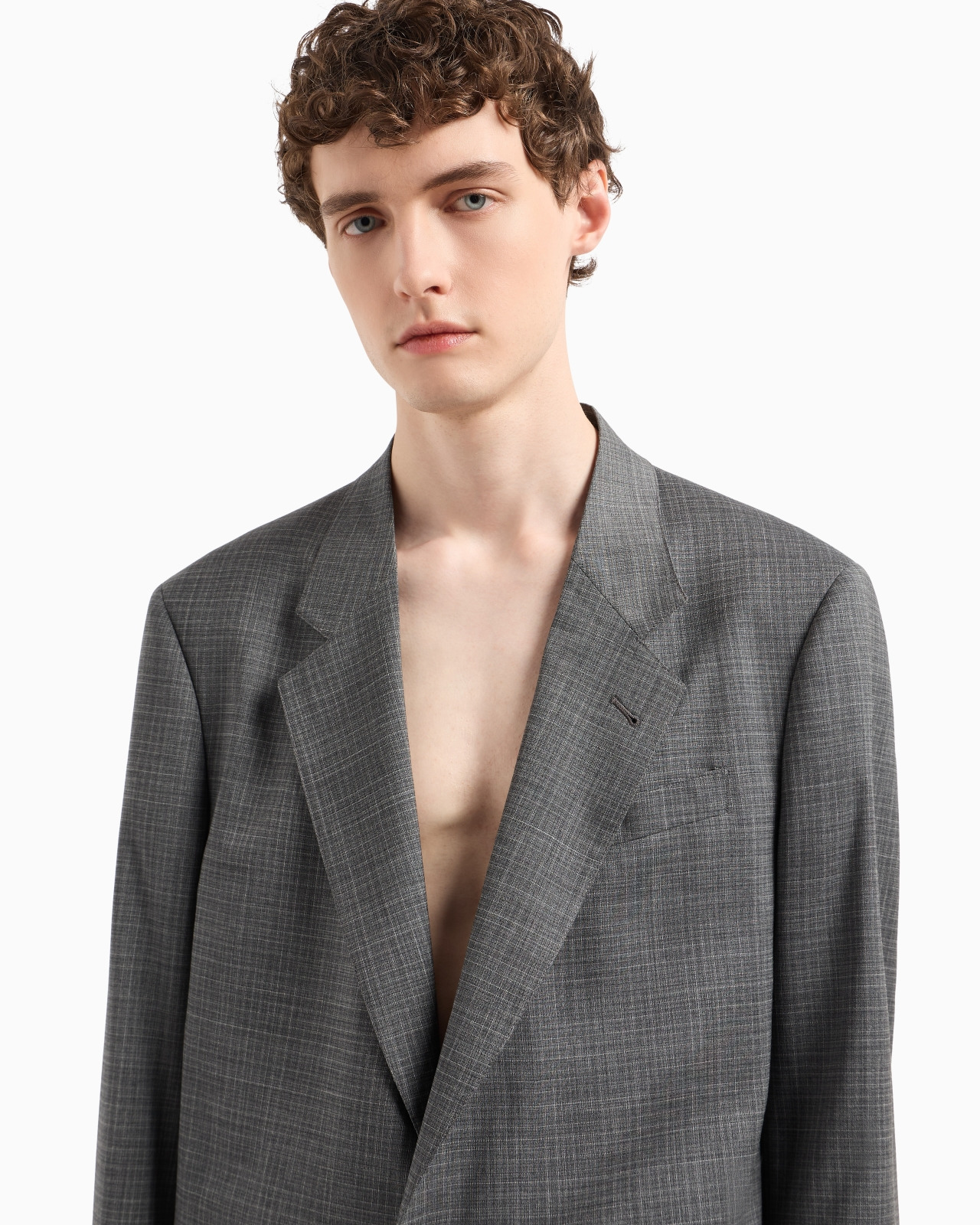 TROPICAL WOOL SINGLE-BREASTED OVERCOAT - 5