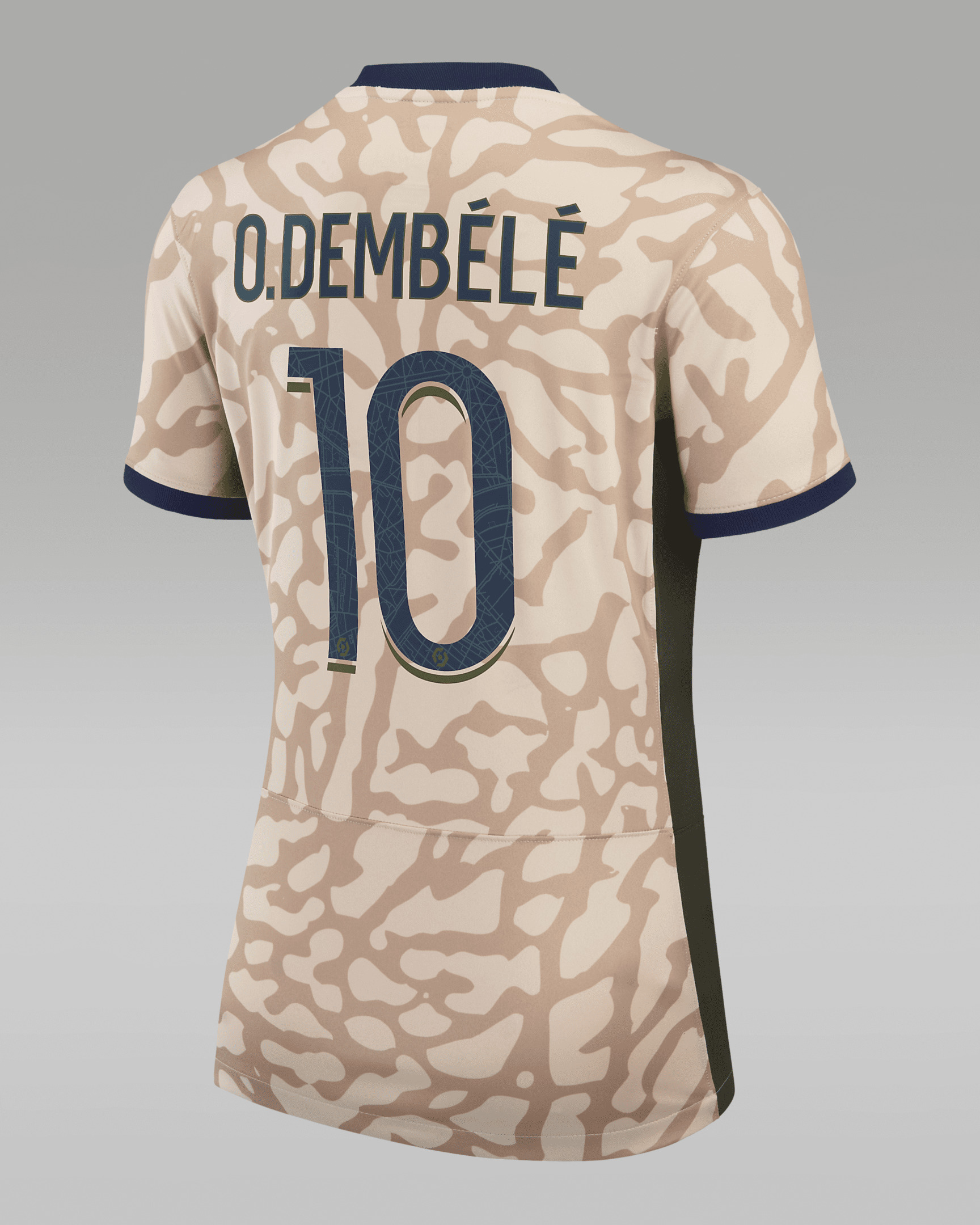 Women's Ousmane Dembélé Paris Saint-Germain 2023/24 Stadium Fourth Jordan Dri-FIT Soccer Jersey - 2