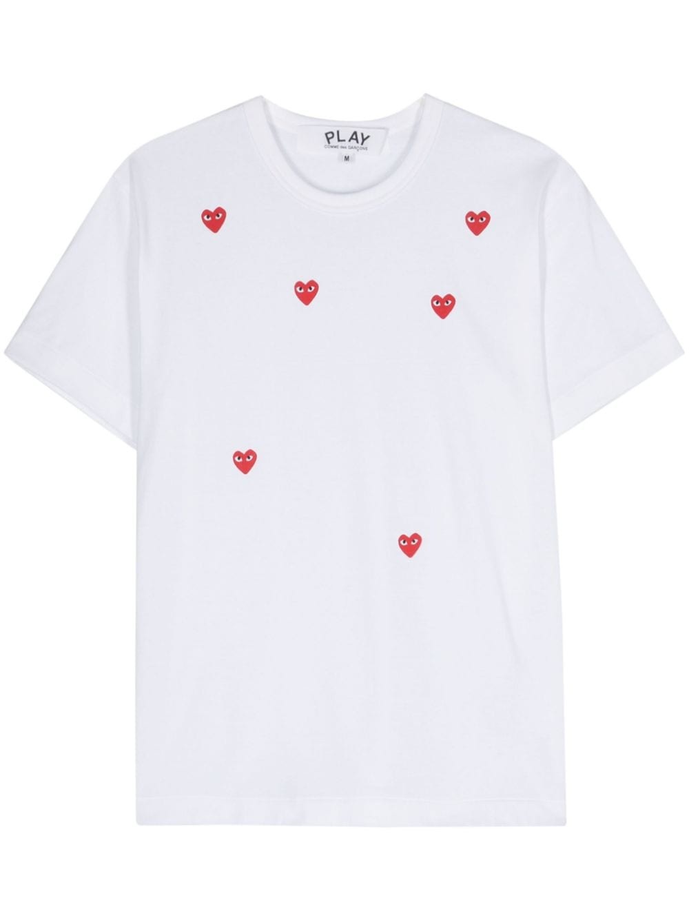 heart-print cotton T-shirt - 1