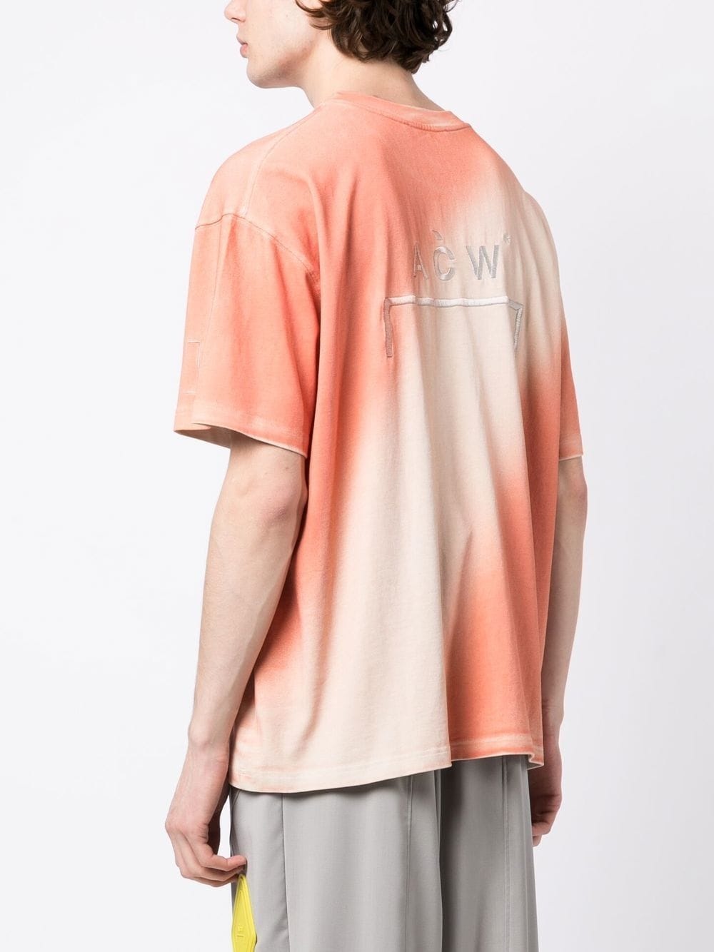 embroidered-logo gradient T-shirt - 4