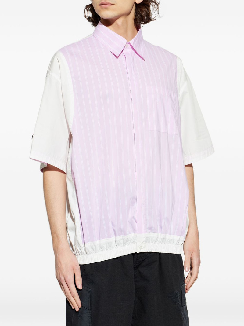 striped colour-block shirt 3