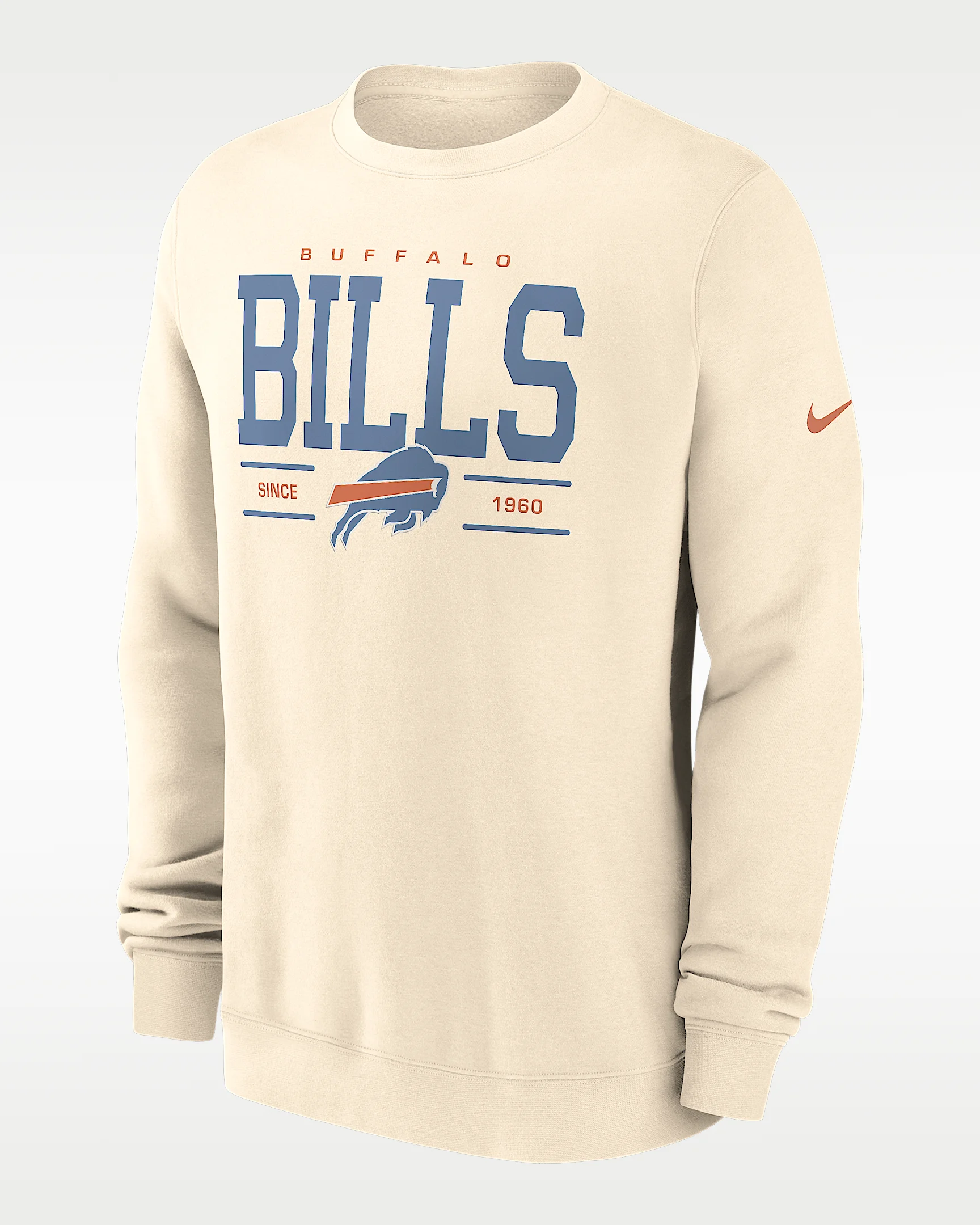 Buffalo Bills Club Men's Nike NFL Pullover Crew - 1