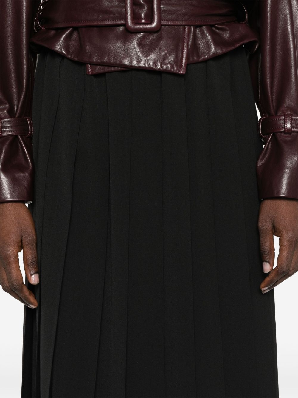 pleated midi skirt - 5