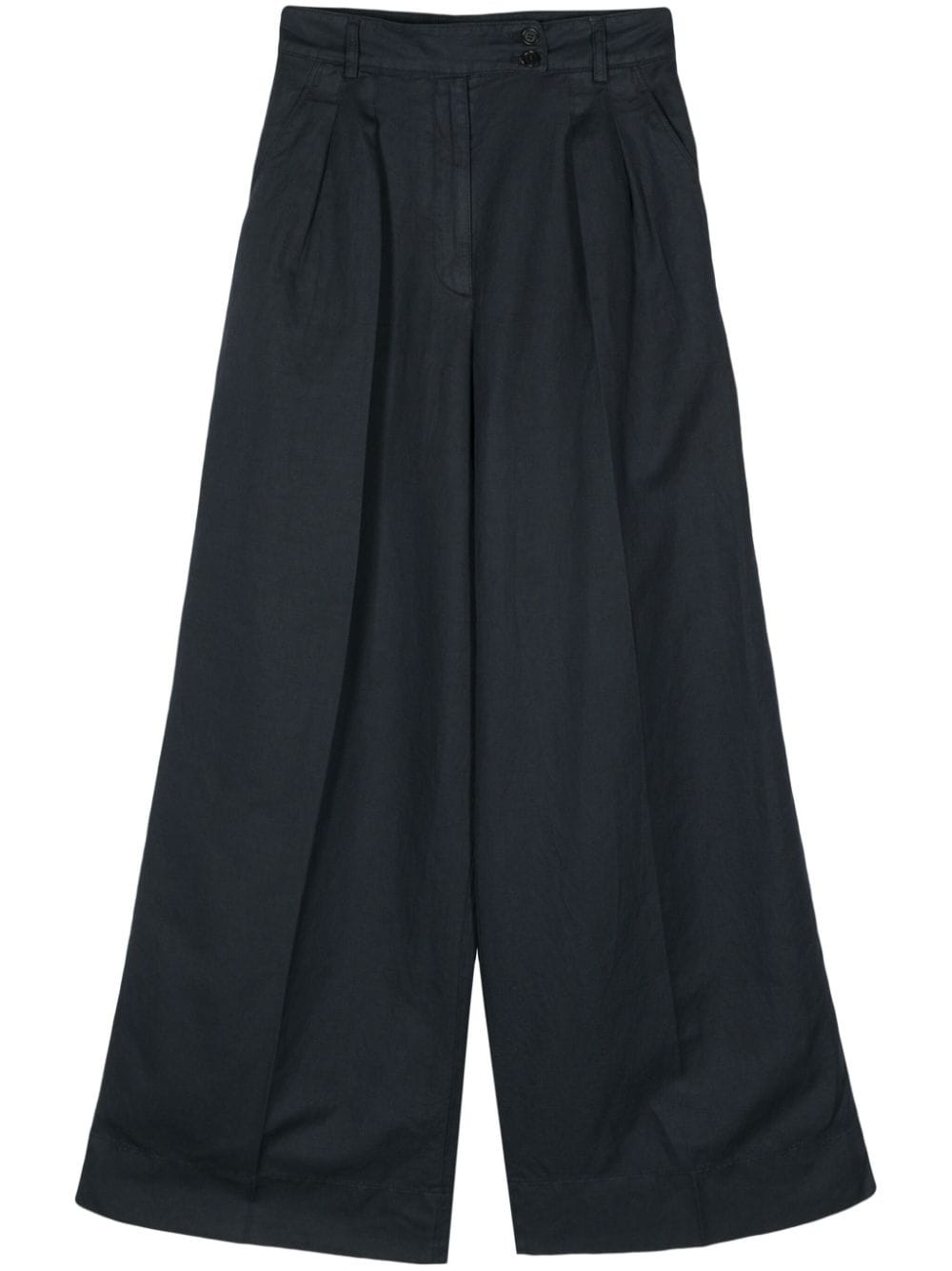 high-waist palazzo pants - 1