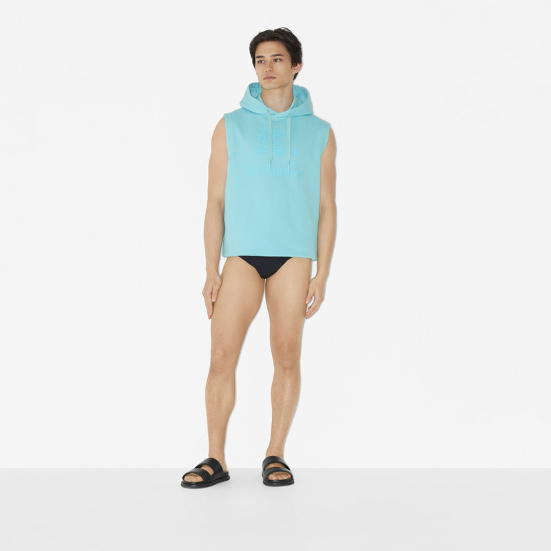 Burberry EKD Cotton Sleeveless Hoodie outlook