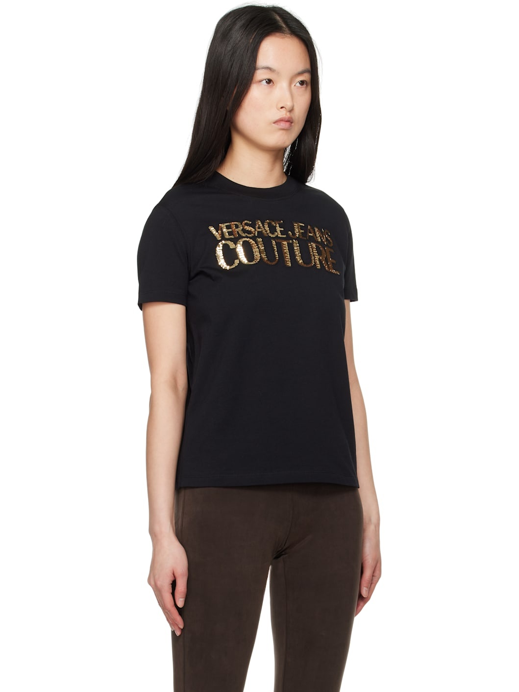 Black Crystal Institutional Logo T-shirt - 2