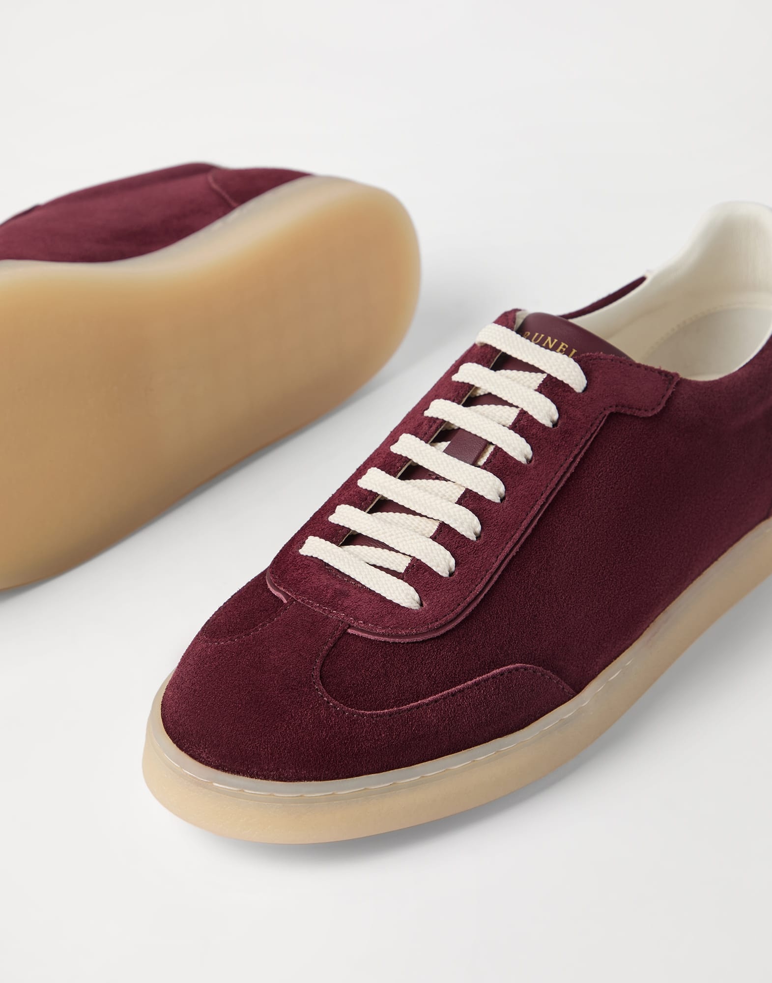 Washed suede sneakers - 3