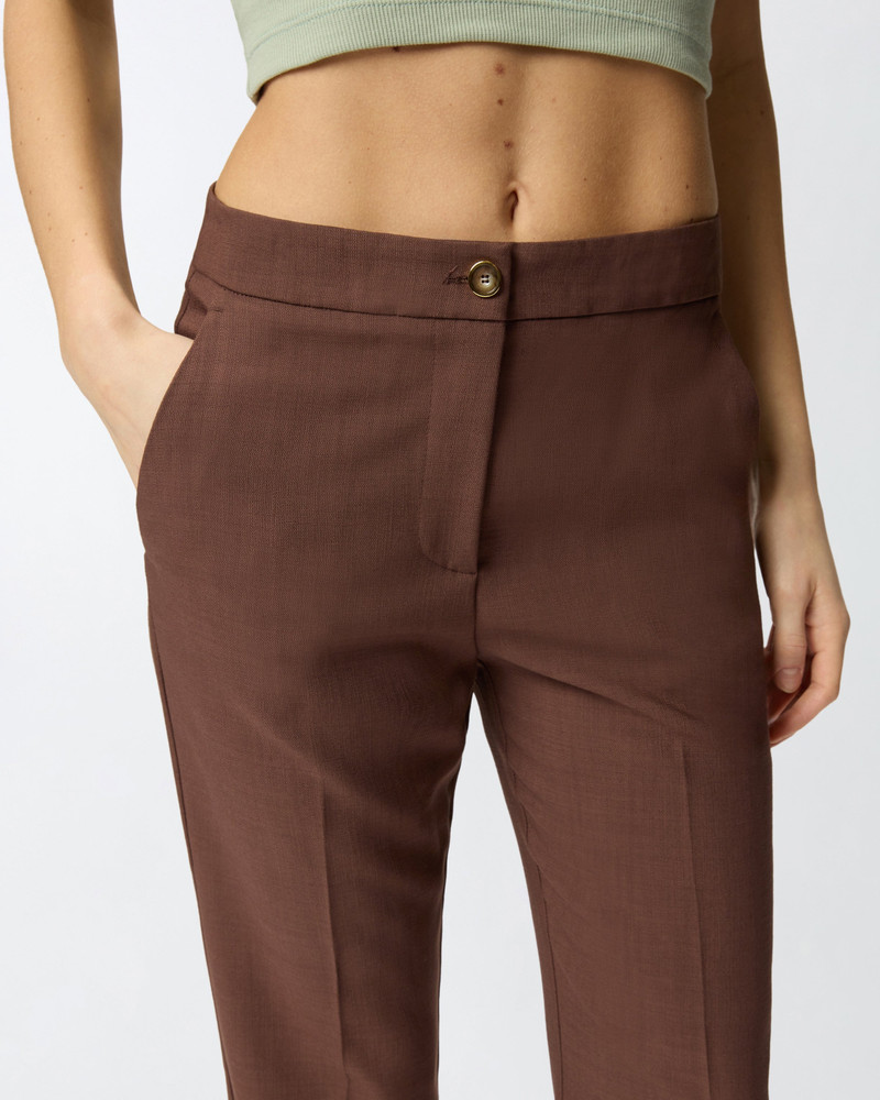 TROUSERS WITH PRESSED PLEAT DETAIL 6