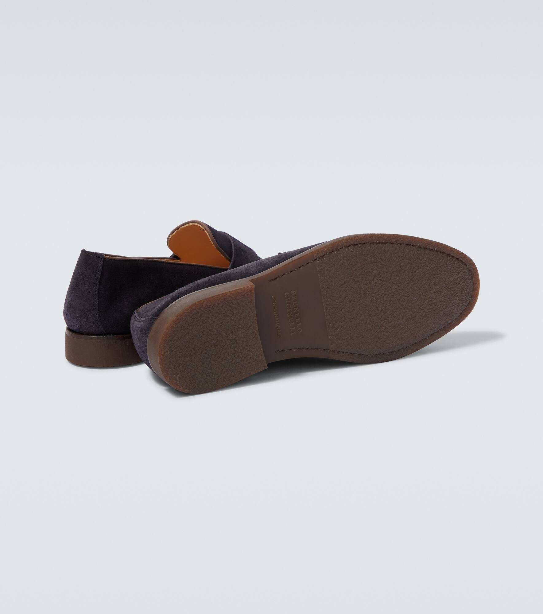 Suede penny loafers - 7