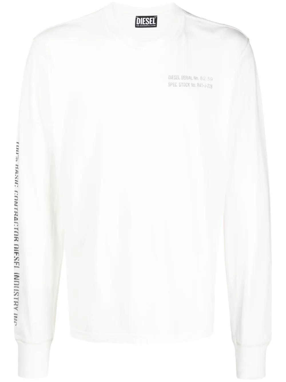 logo long-sleeve top - 1