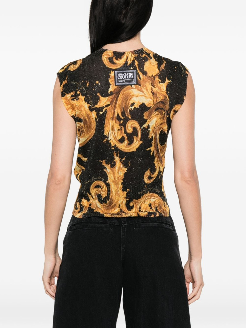V-neck baroque-print vest 4
