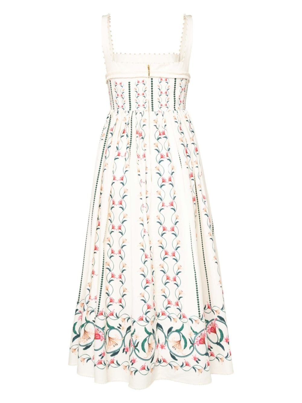 Barbara Rocio embroidered midi dress - 6